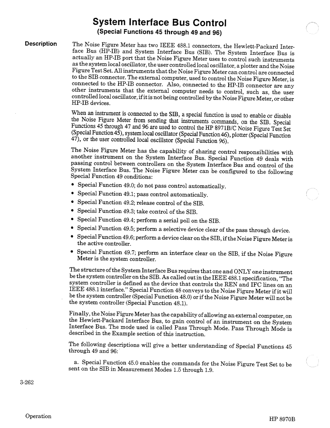 HP Noise Reduction Machine 8970b manual 