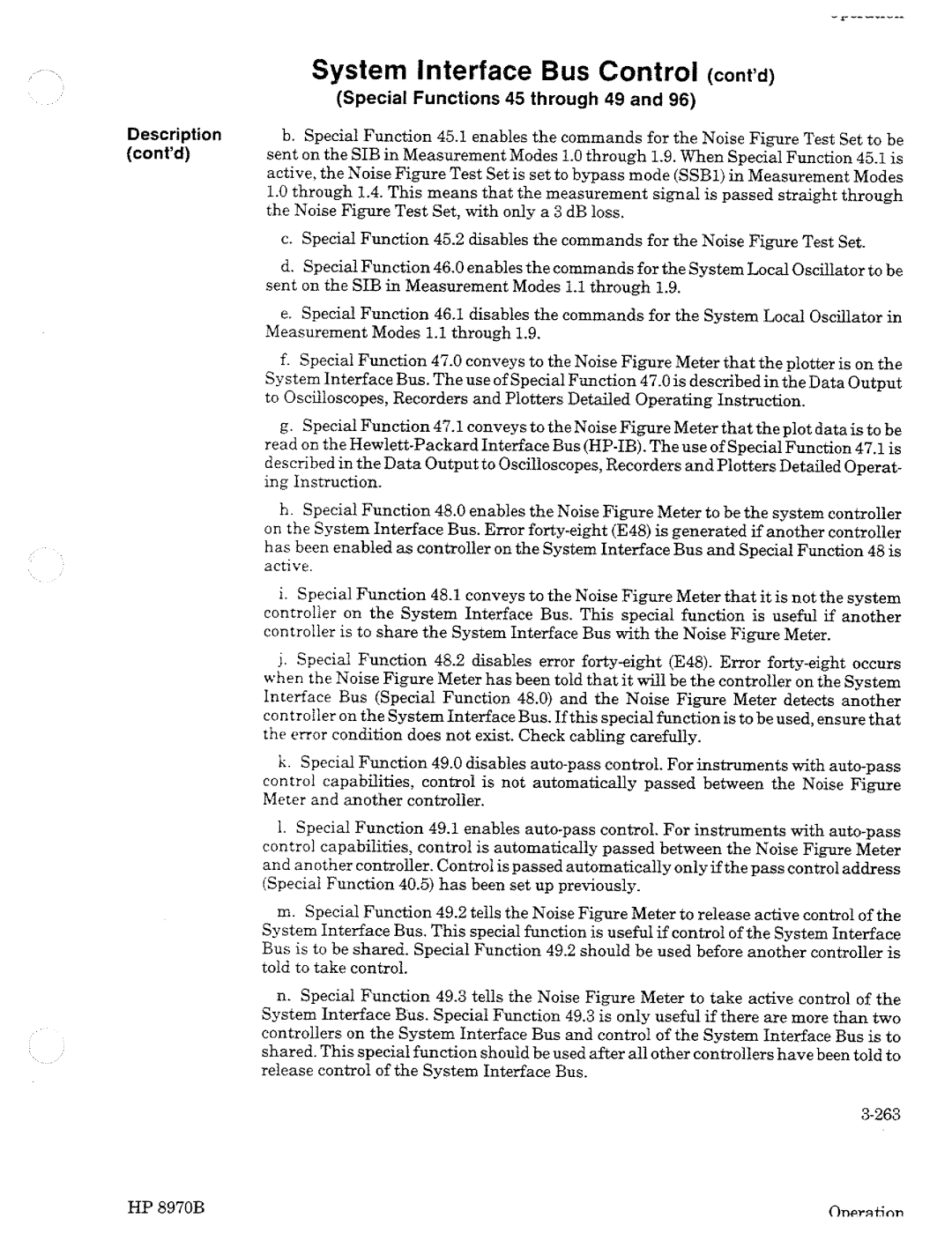 HP Noise Reduction Machine 8970b manual 