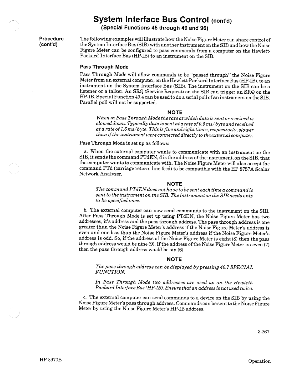 HP Noise Reduction Machine 8970b manual 