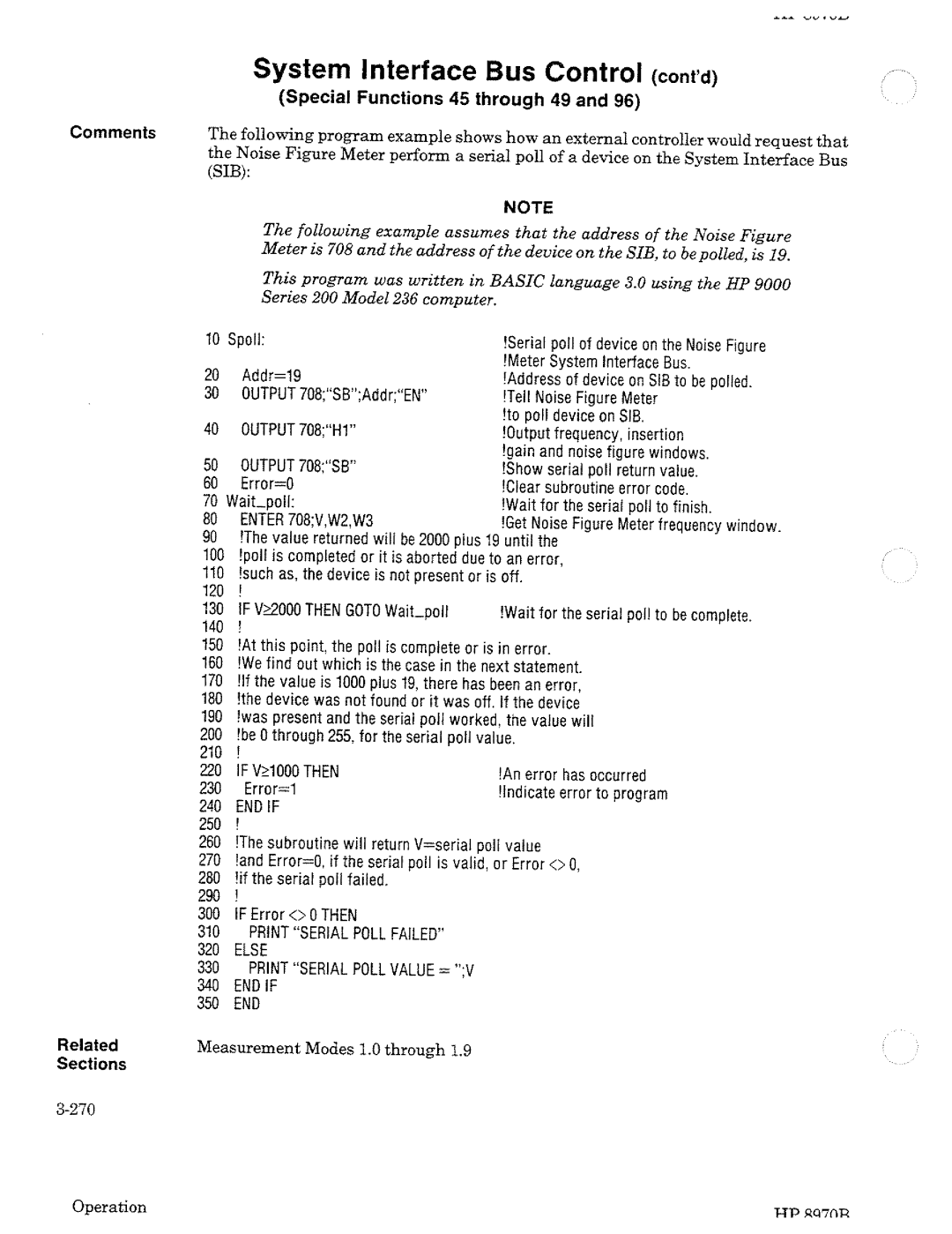 HP Noise Reduction Machine 8970b manual 