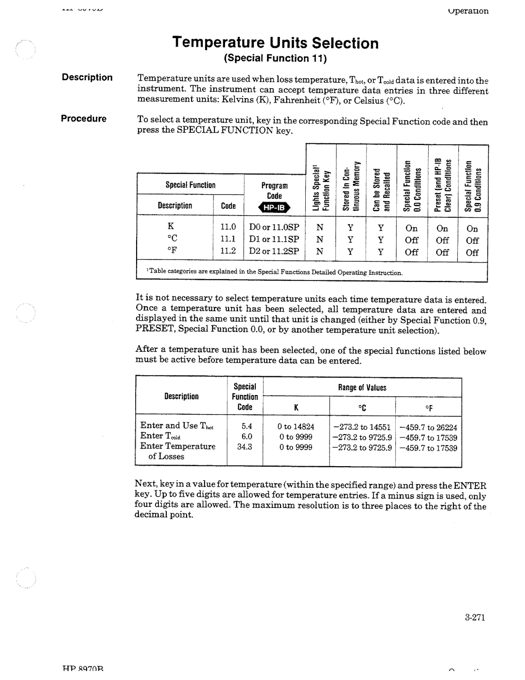 HP Noise Reduction Machine 8970b manual 