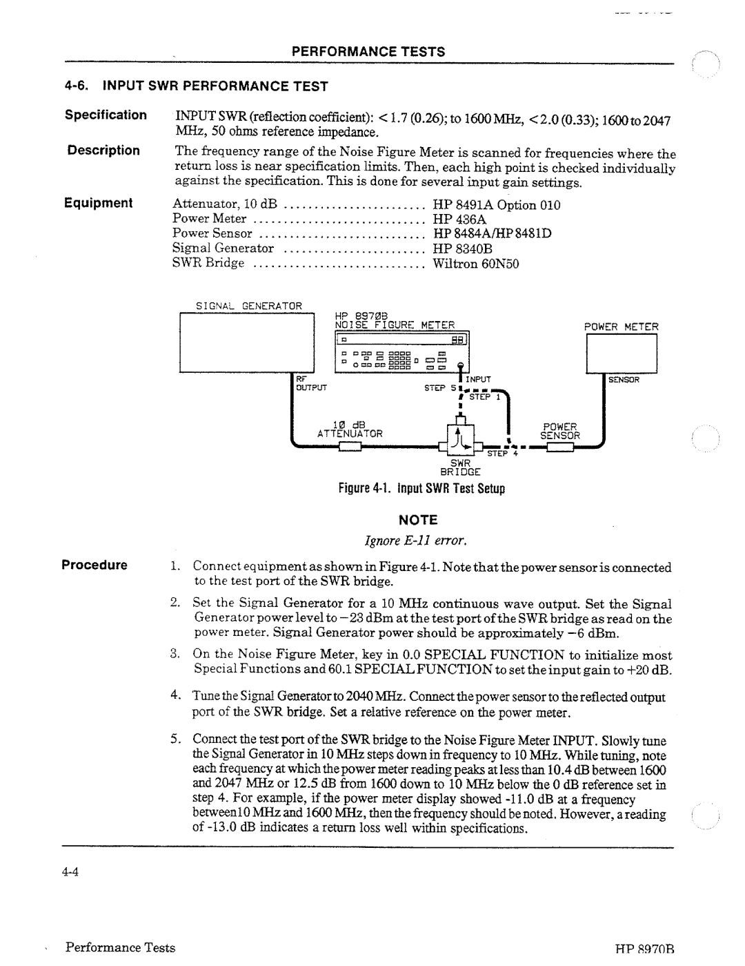 HP Noise Reduction Machine 8970b manual 