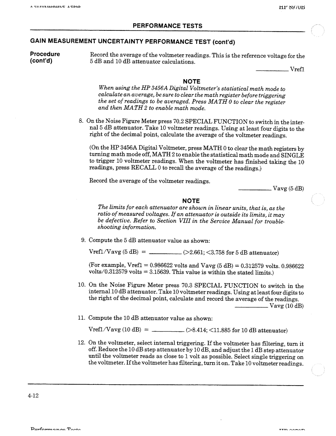 HP Noise Reduction Machine 8970b manual 