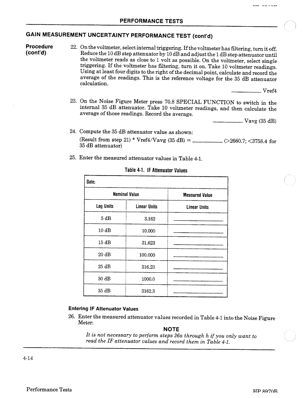 HP Noise Reduction Machine 8970b manual 