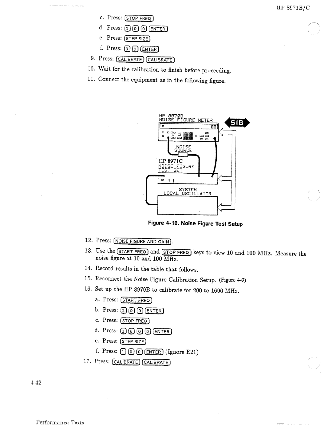 HP Noise Reduction Machine 8970b manual 