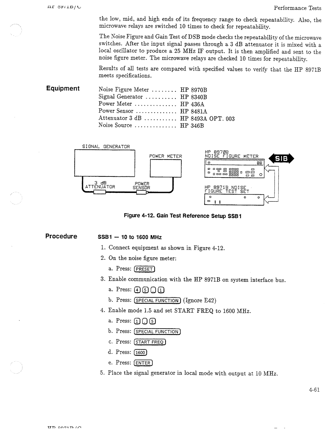 HP Noise Reduction Machine 8970b manual 