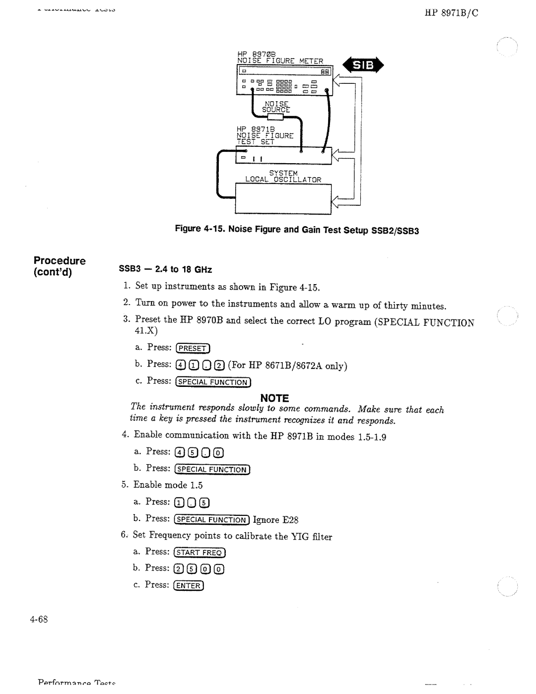 HP Noise Reduction Machine 8970b manual 