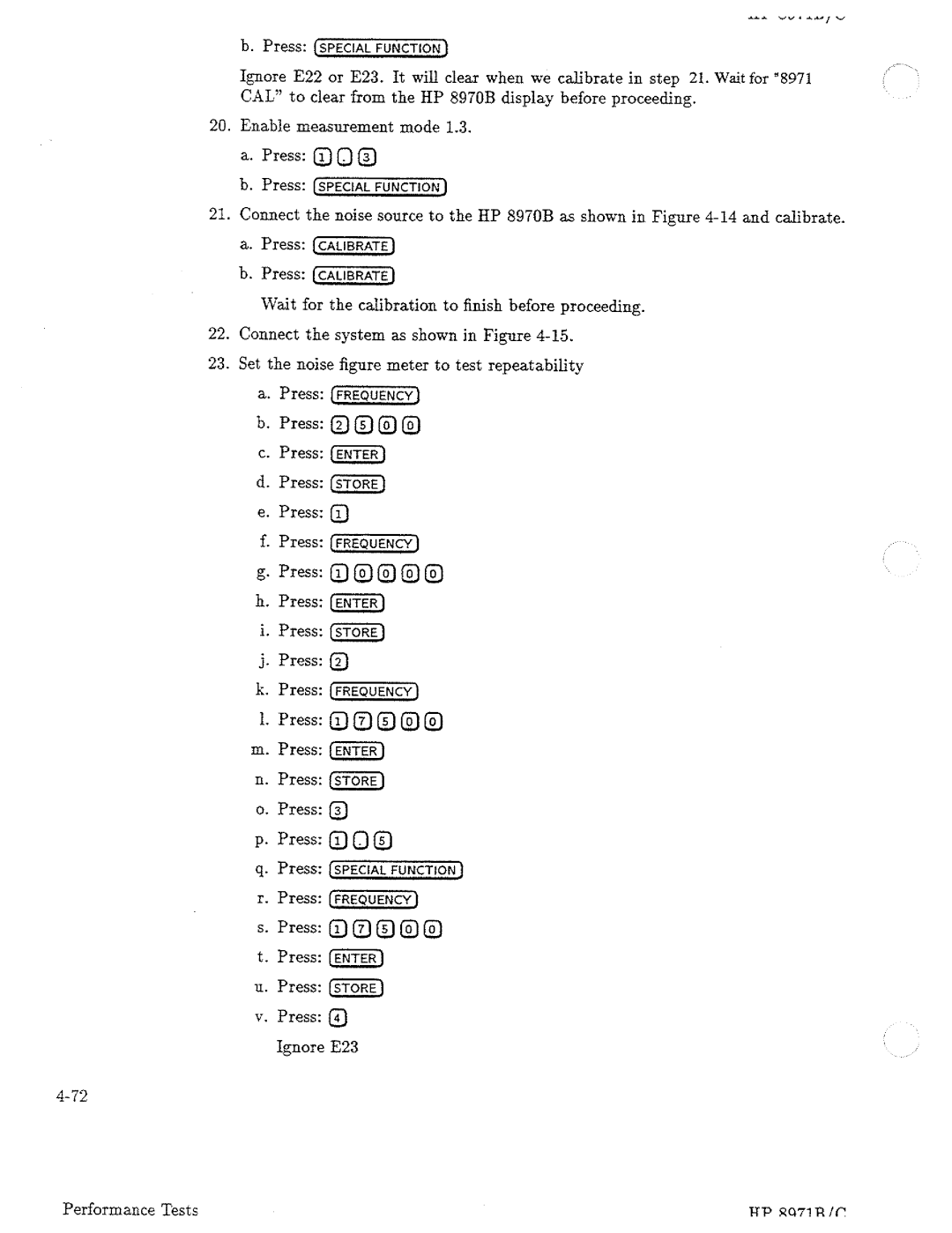 HP Noise Reduction Machine 8970b manual 