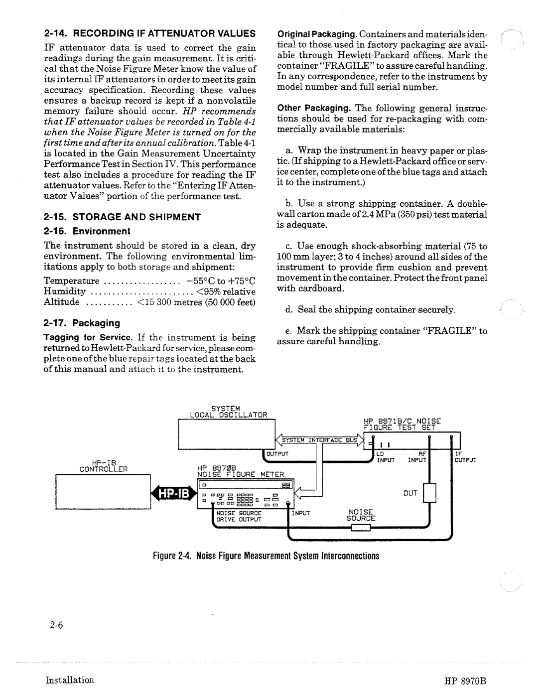 HP Noise Reduction Machine 8970b manual 