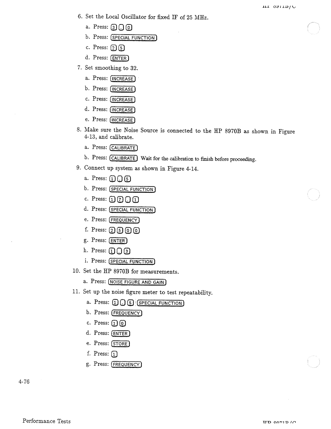 HP Noise Reduction Machine 8970b manual 