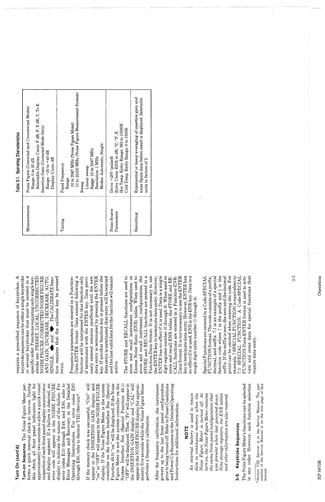 HP Noise Reduction Machine 8970b manual 