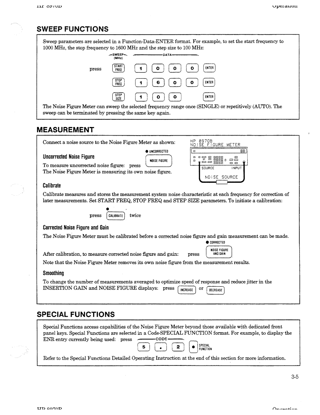 HP Noise Reduction Machine 8970b manual 