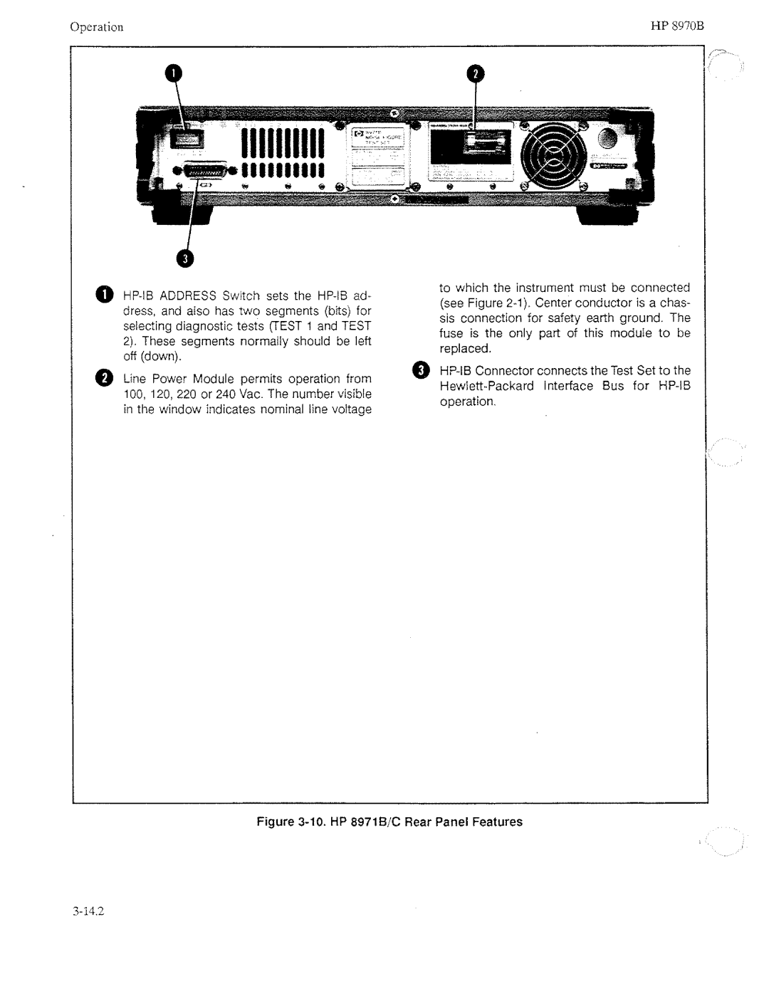 HP Noise Reduction Machine 8970b manual 