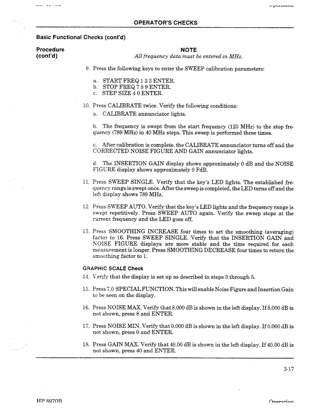 HP Noise Reduction Machine 8970b manual 