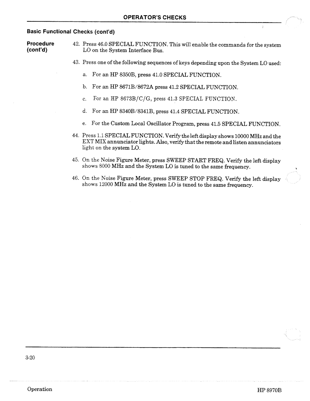 HP Noise Reduction Machine 8970b manual 