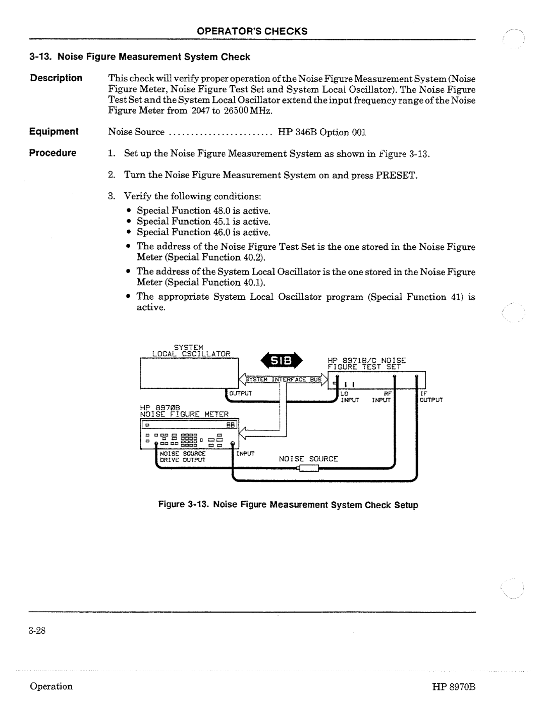 HP Noise Reduction Machine 8970b manual 