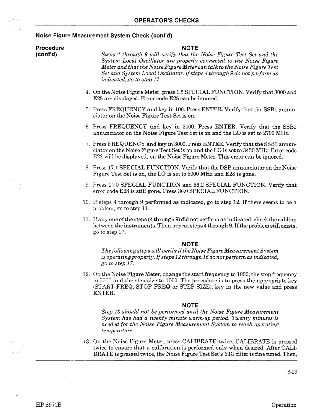 HP Noise Reduction Machine 8970b manual 