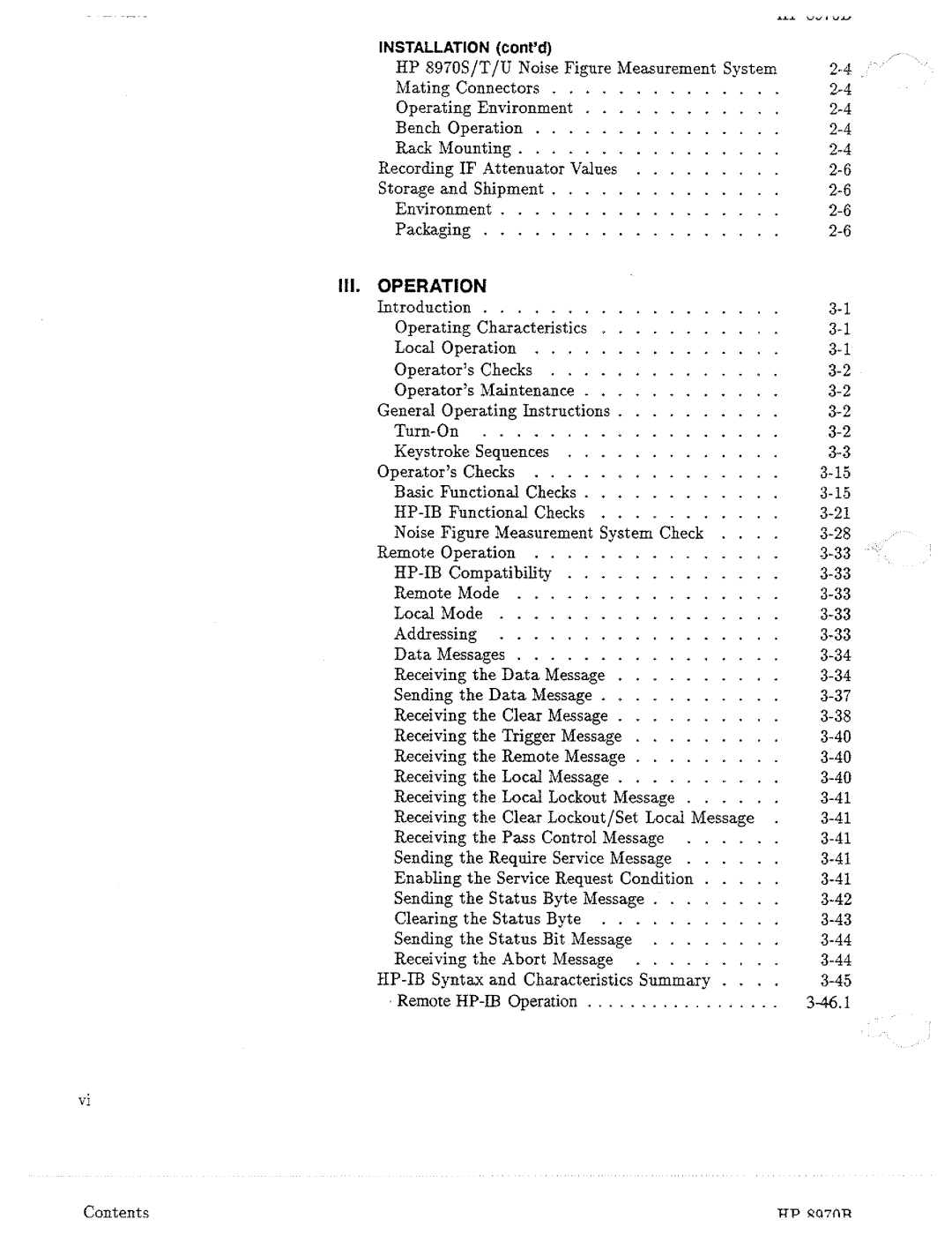HP Noise Reduction Machine 8970b manual 