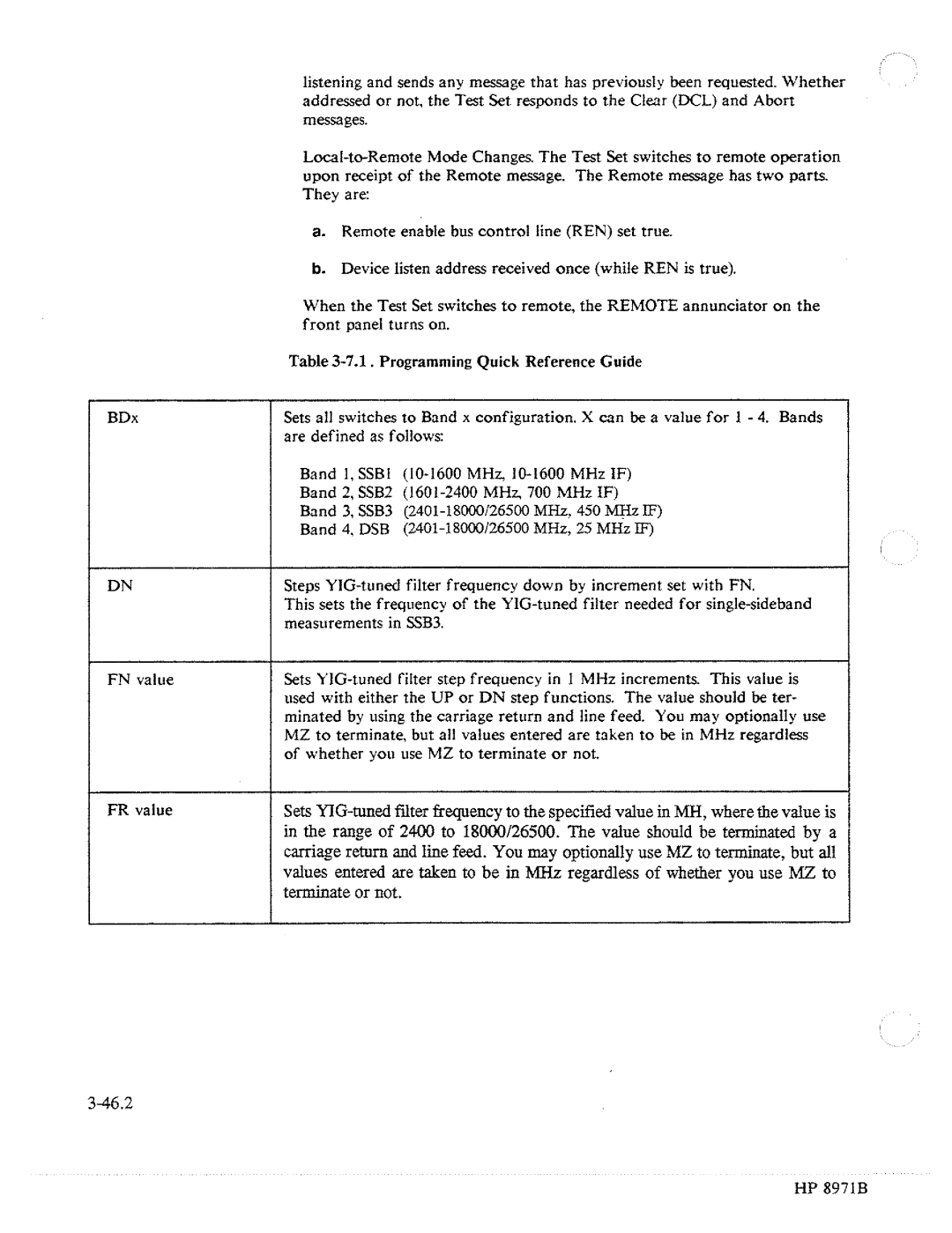 HP Noise Reduction Machine 8970b manual 