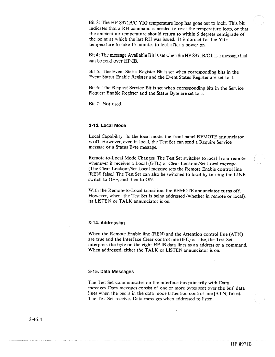 HP Noise Reduction Machine 8970b manual 