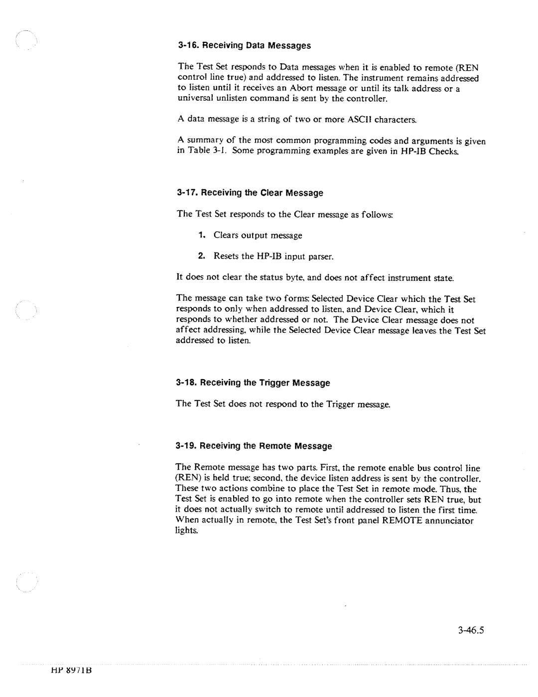 HP Noise Reduction Machine 8970b manual 