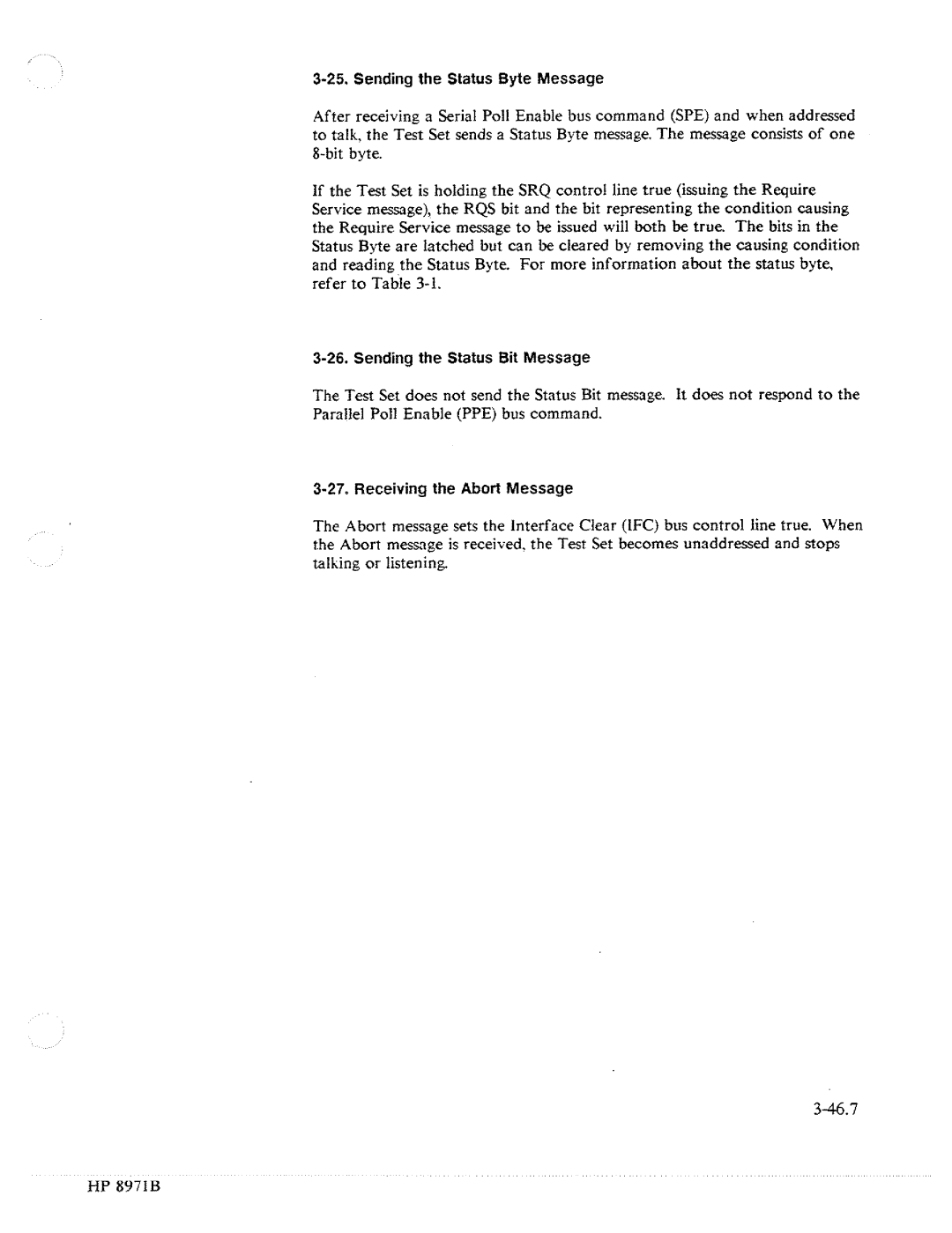 HP Noise Reduction Machine 8970b manual 