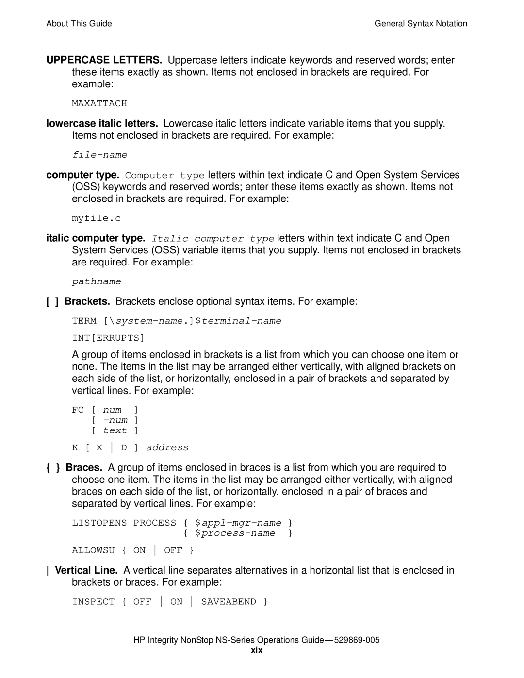 HP NonStop NS manual Maxattach, Interrupts, Allowsu on OFF, Inspect OFF on Saveabend 