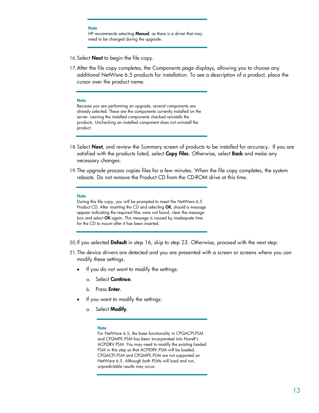 HP Novell NetWare 6.5 6.5 manual 