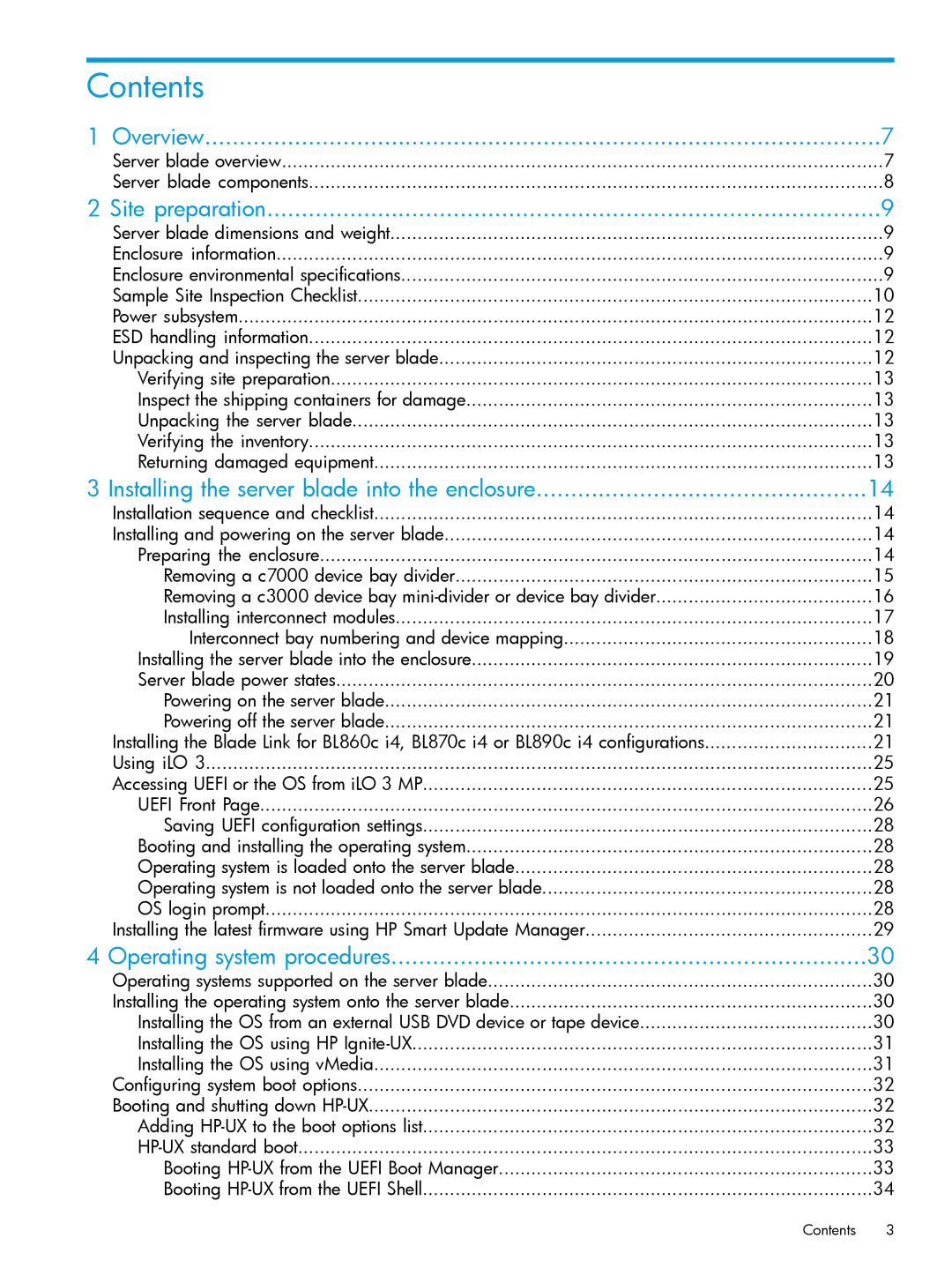 HP nPartitions (nPars) manual Contents 