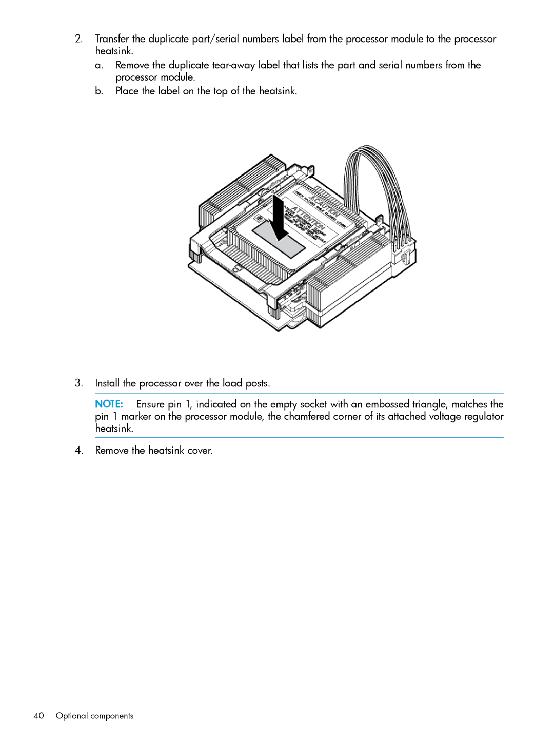 HP nPartitions (nPars) manual Optional components 