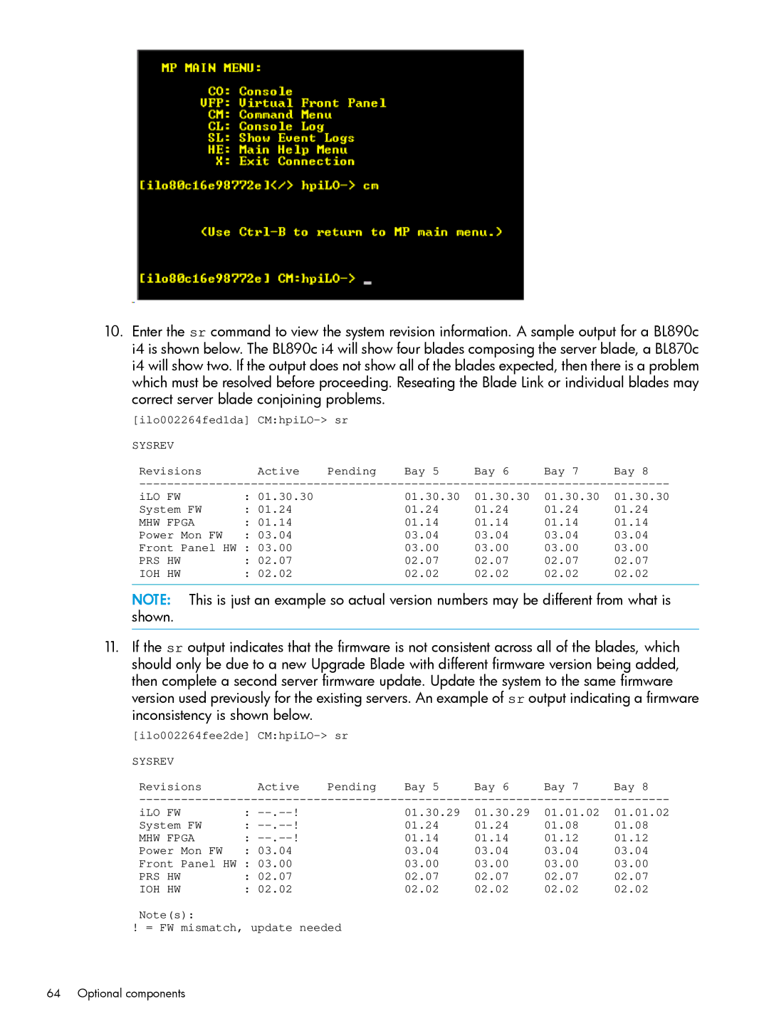 HP nPartitions (nPars) manual Ilo002264fed1da CMhpiLO- sr 