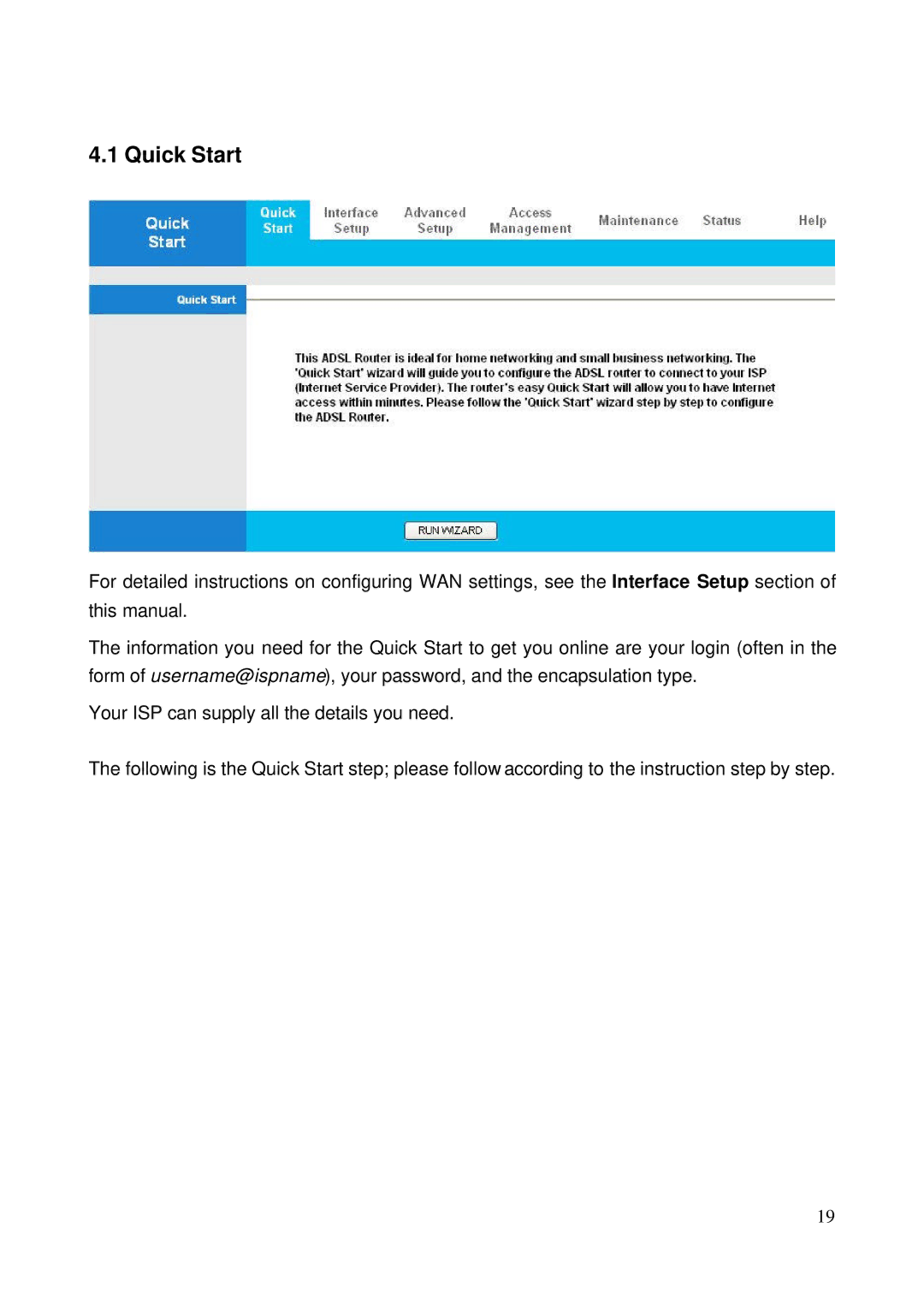 HP NRM42 manual Quick Start 