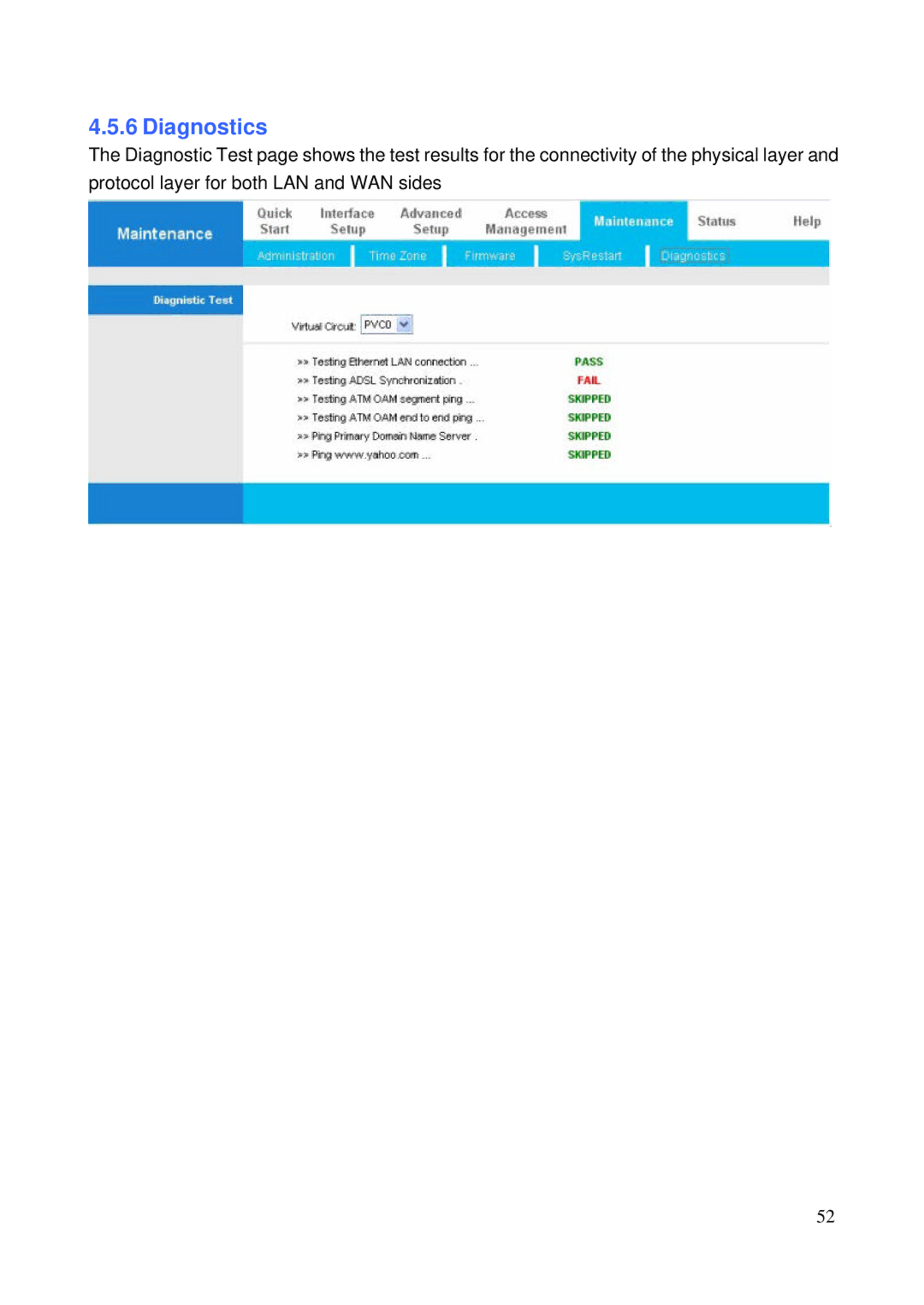 HP NRM42 manual Diagnostics 