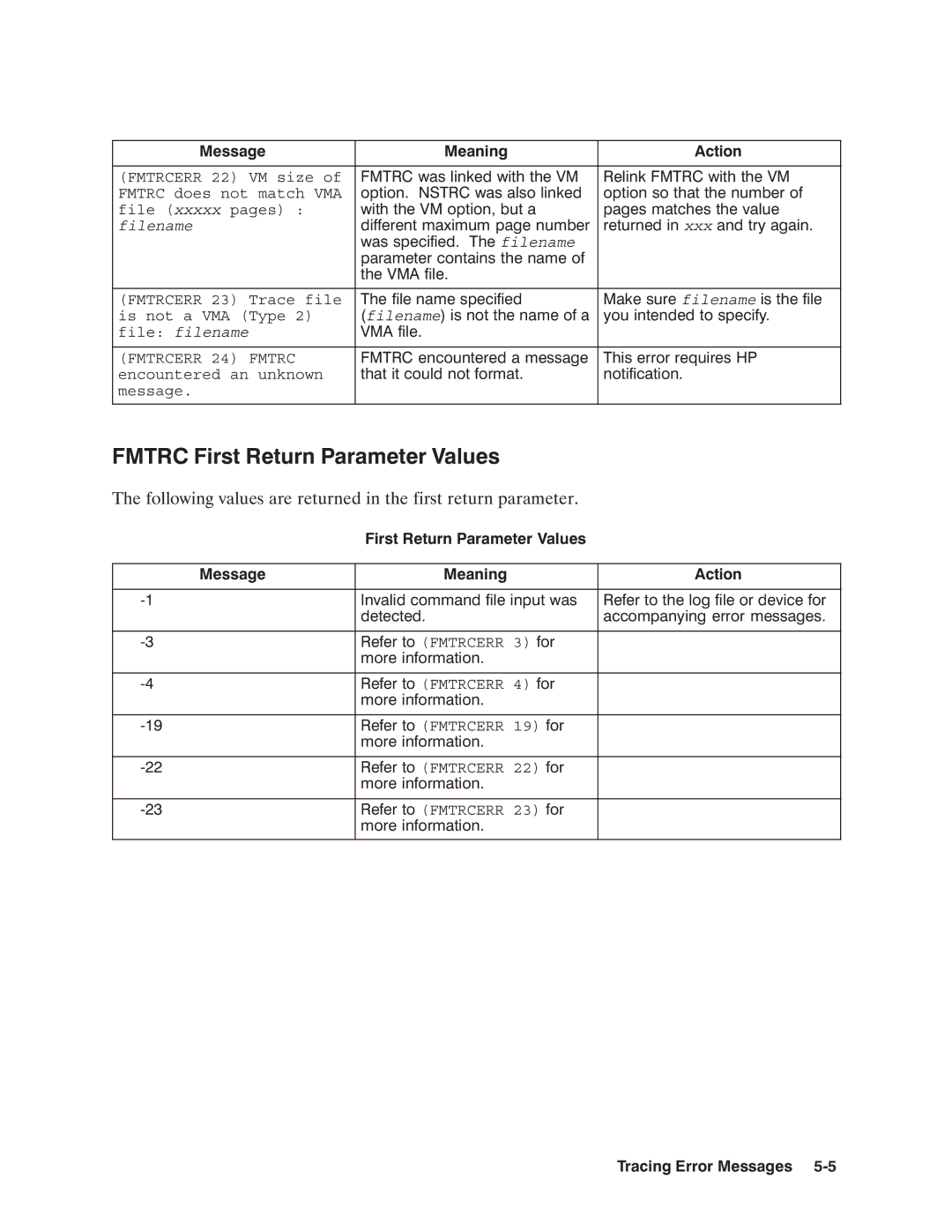 HP NSARPA/1000 manual Filename Xxx, Filename File filename 