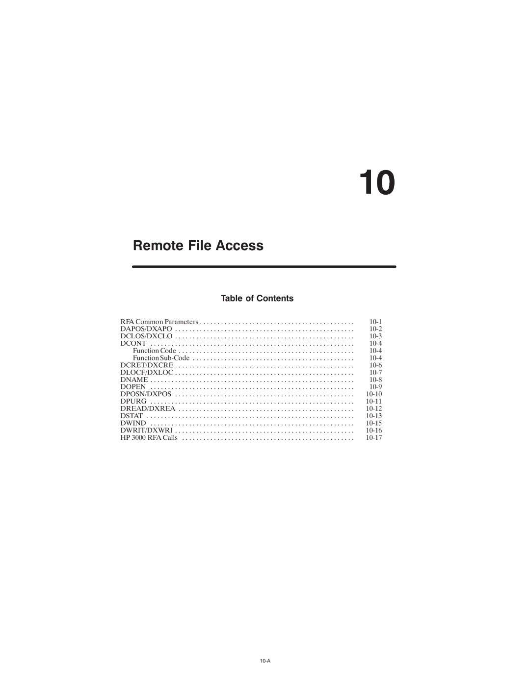 HP NSARPA/1000 manual 