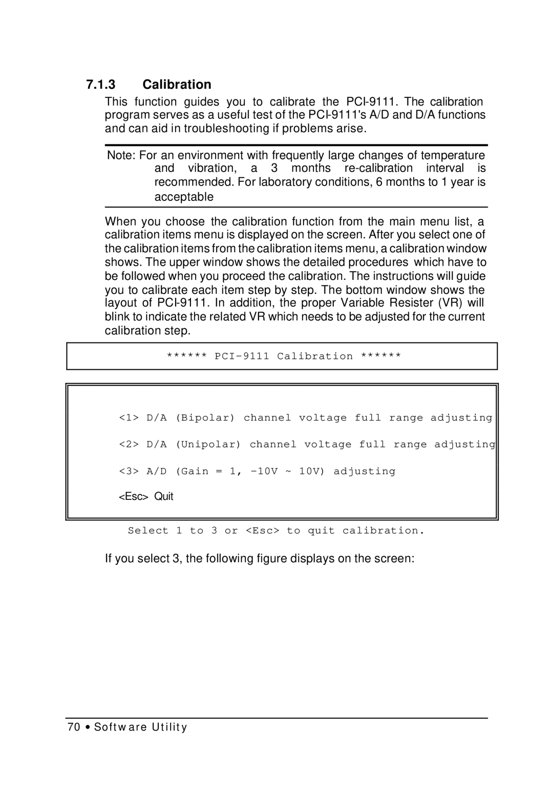 HP NuDAQ I-9111DG/HR manual Calibration 