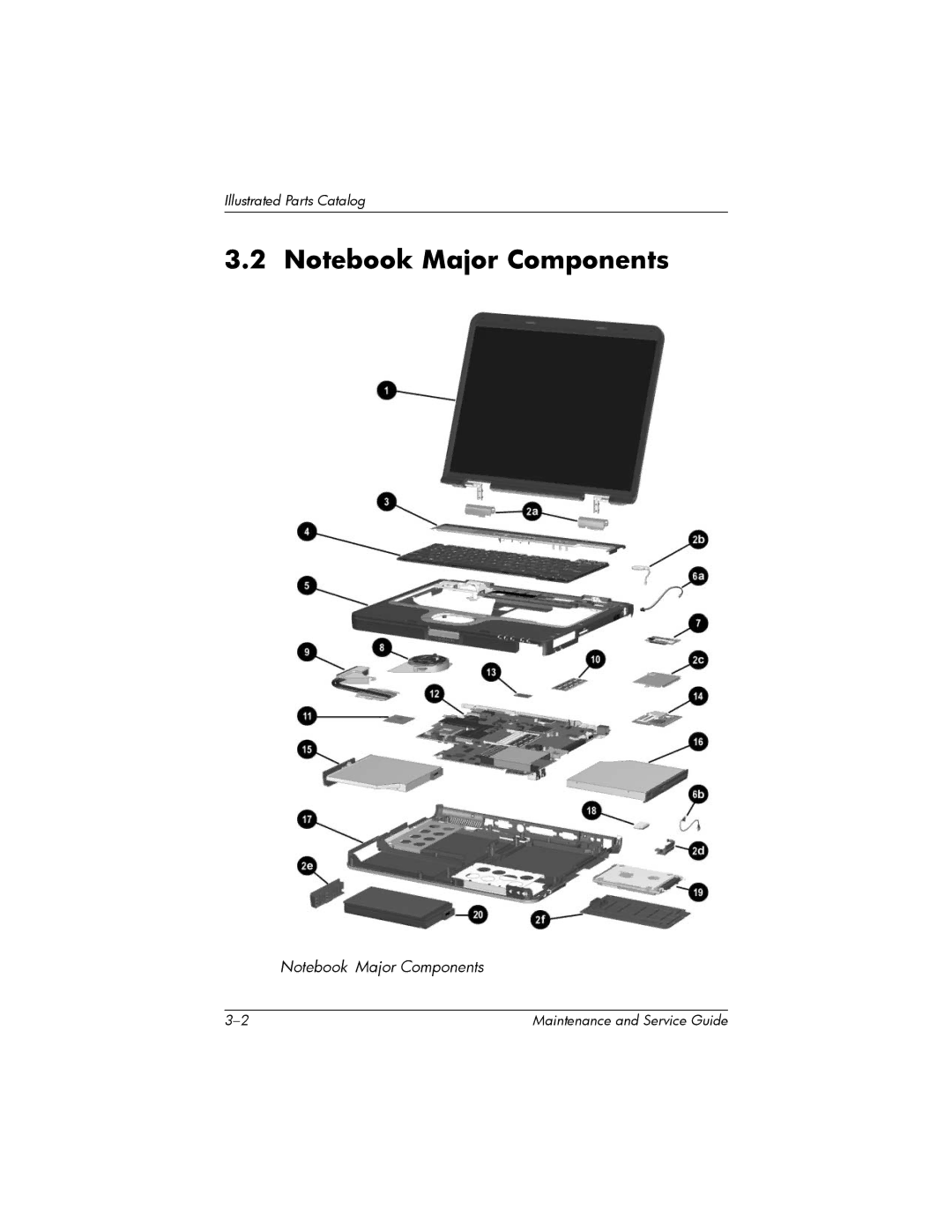 HP nw8000 manual Illustrated Parts Catalog 