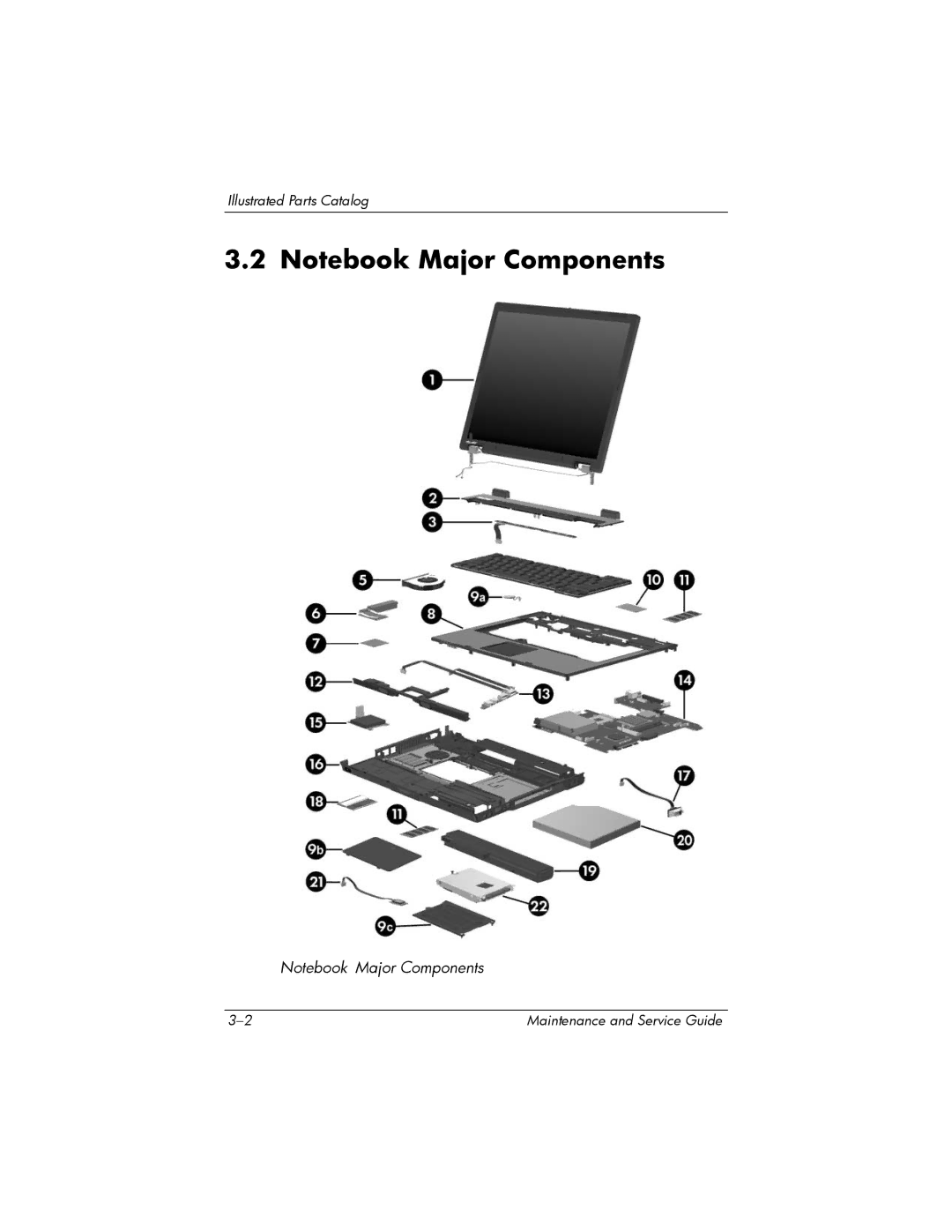 HP NX6120 manual Illustrated Parts Catalog 