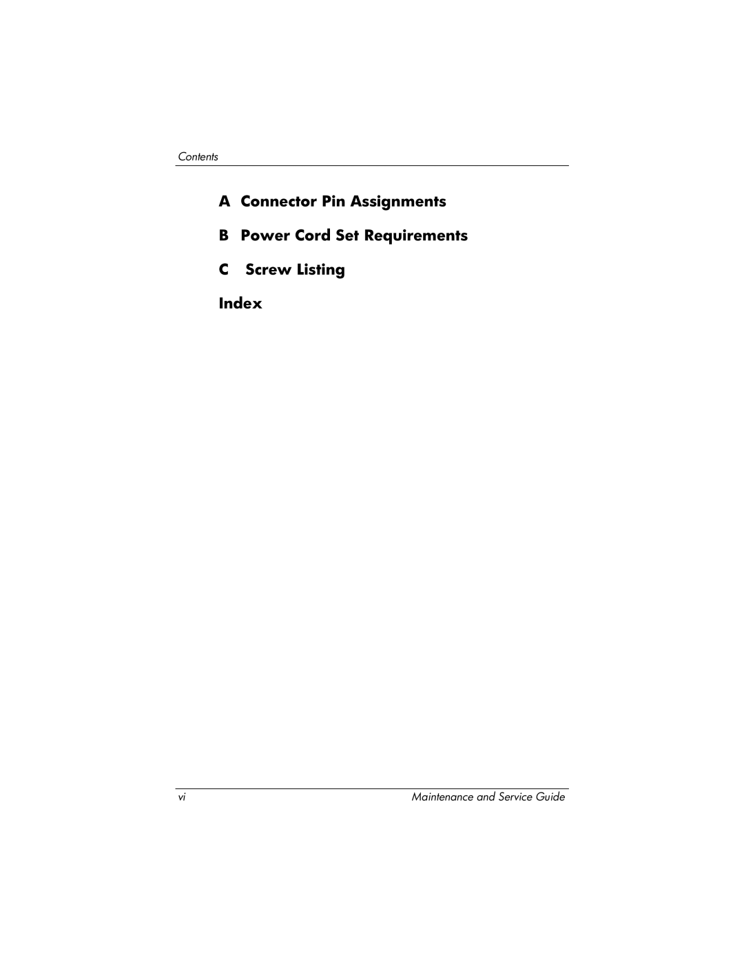 HP nx6130 manual Contents 