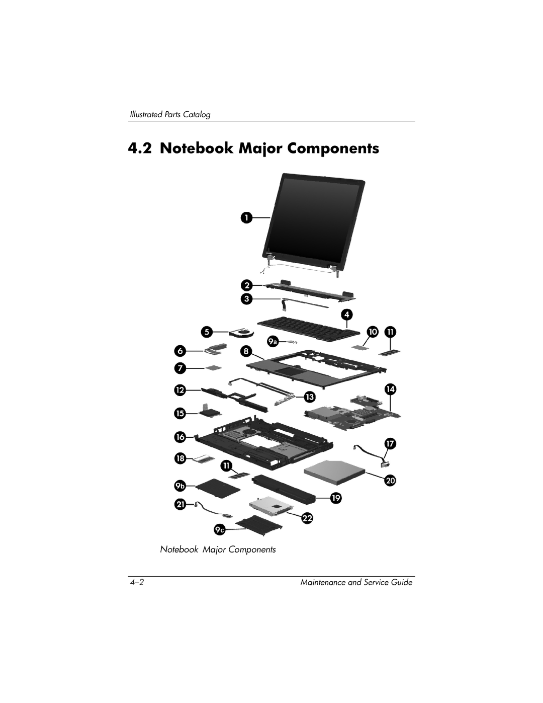 HP nx6130 manual Illustrated Parts Catalog 