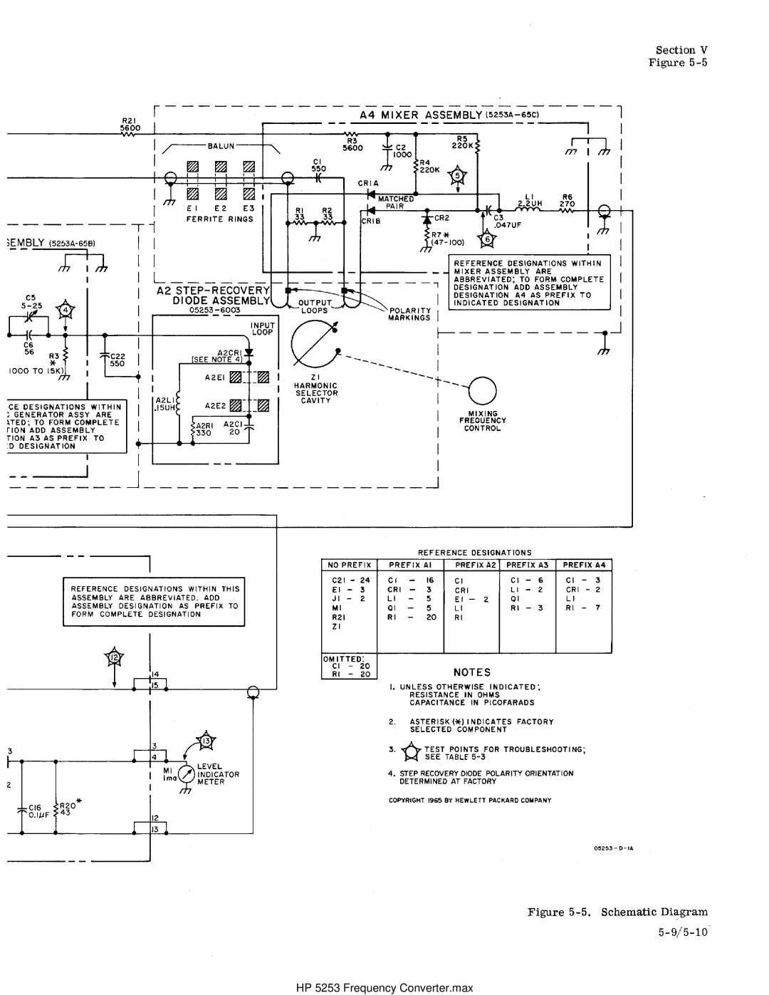 HP Office Headset 5253B manual HP 5253 Frequency Converter.max 