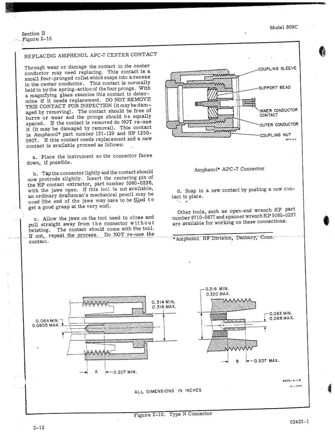 HP Office Headset 809C manual 