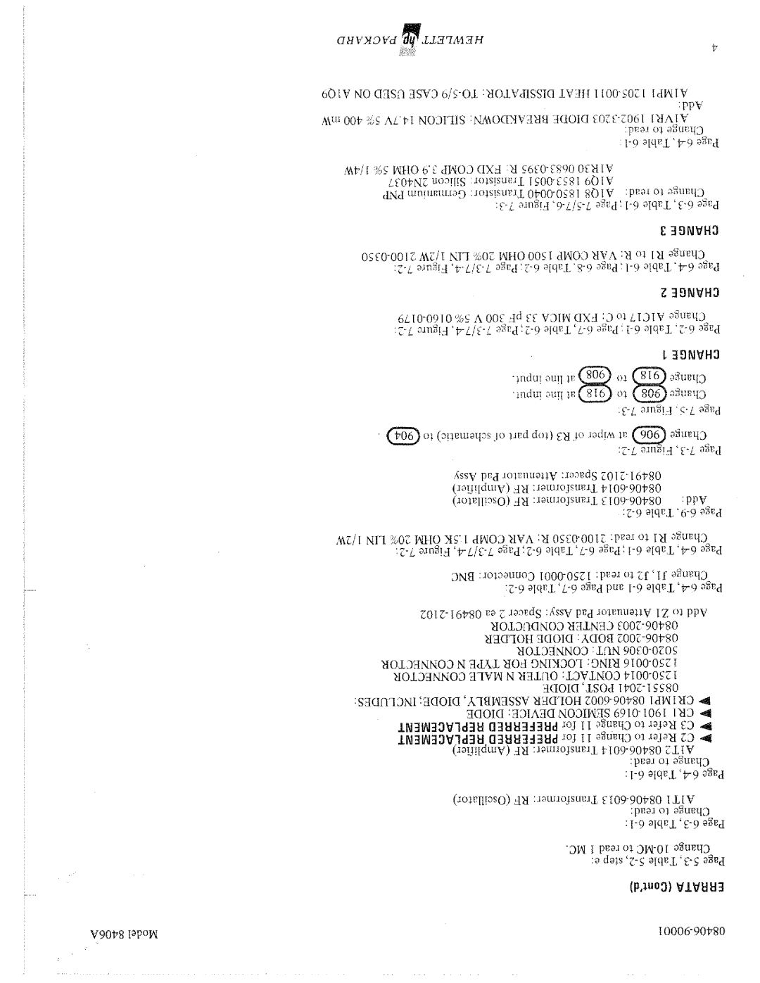 HP Office Headset 8406A manual 