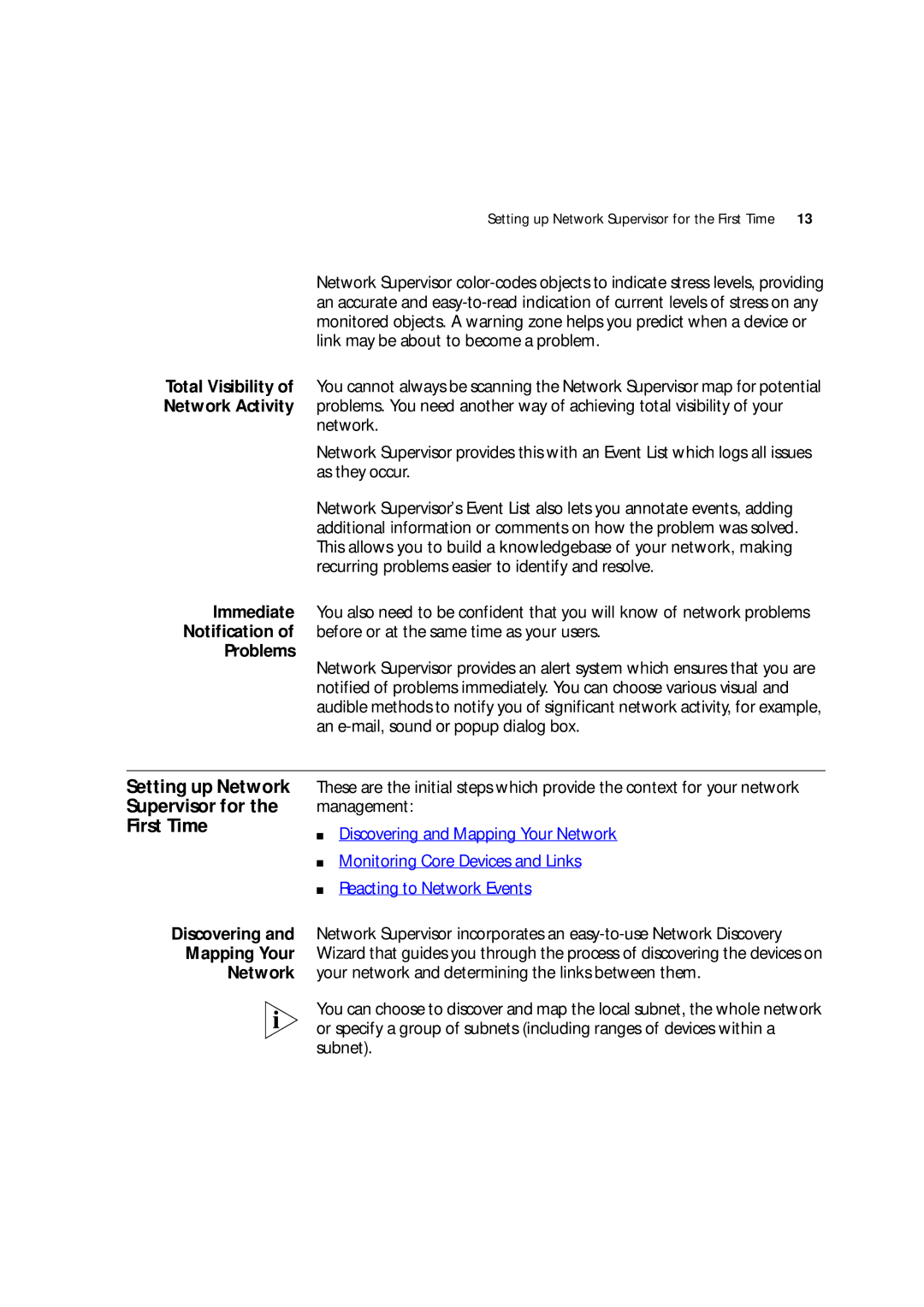 HP OfficeConnect/NetBuilder Router manual Setting up Network, Supervisor for, First Time 