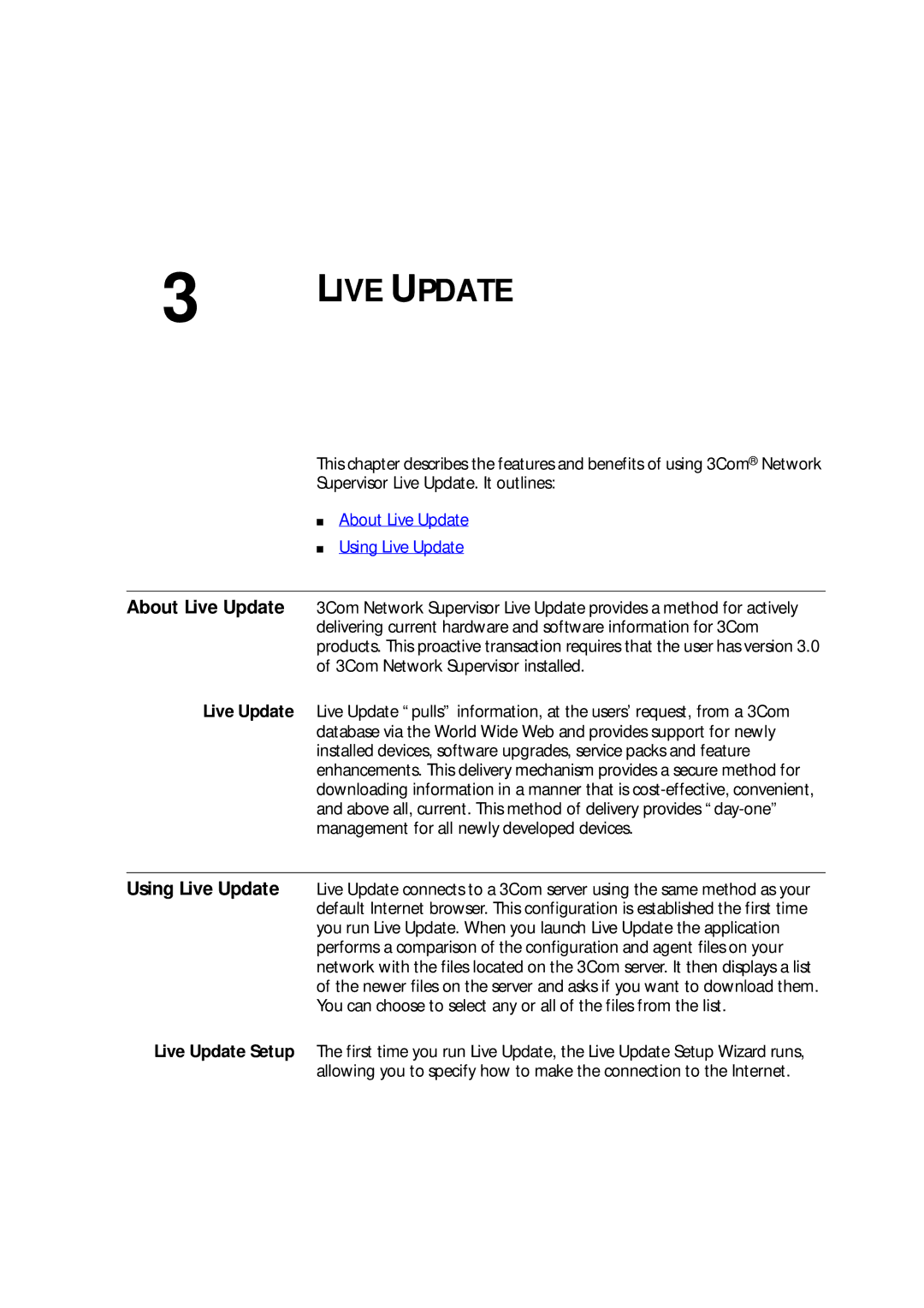 HP OfficeConnect/NetBuilder Router manual Live Update 