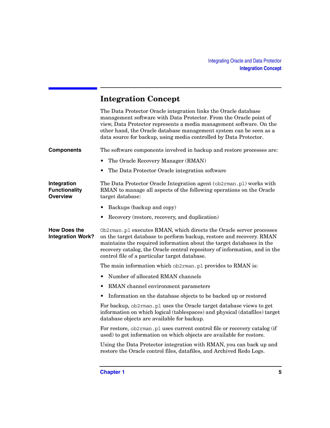 HP OpenView Storage B6960-96008 manual Integration Concept 