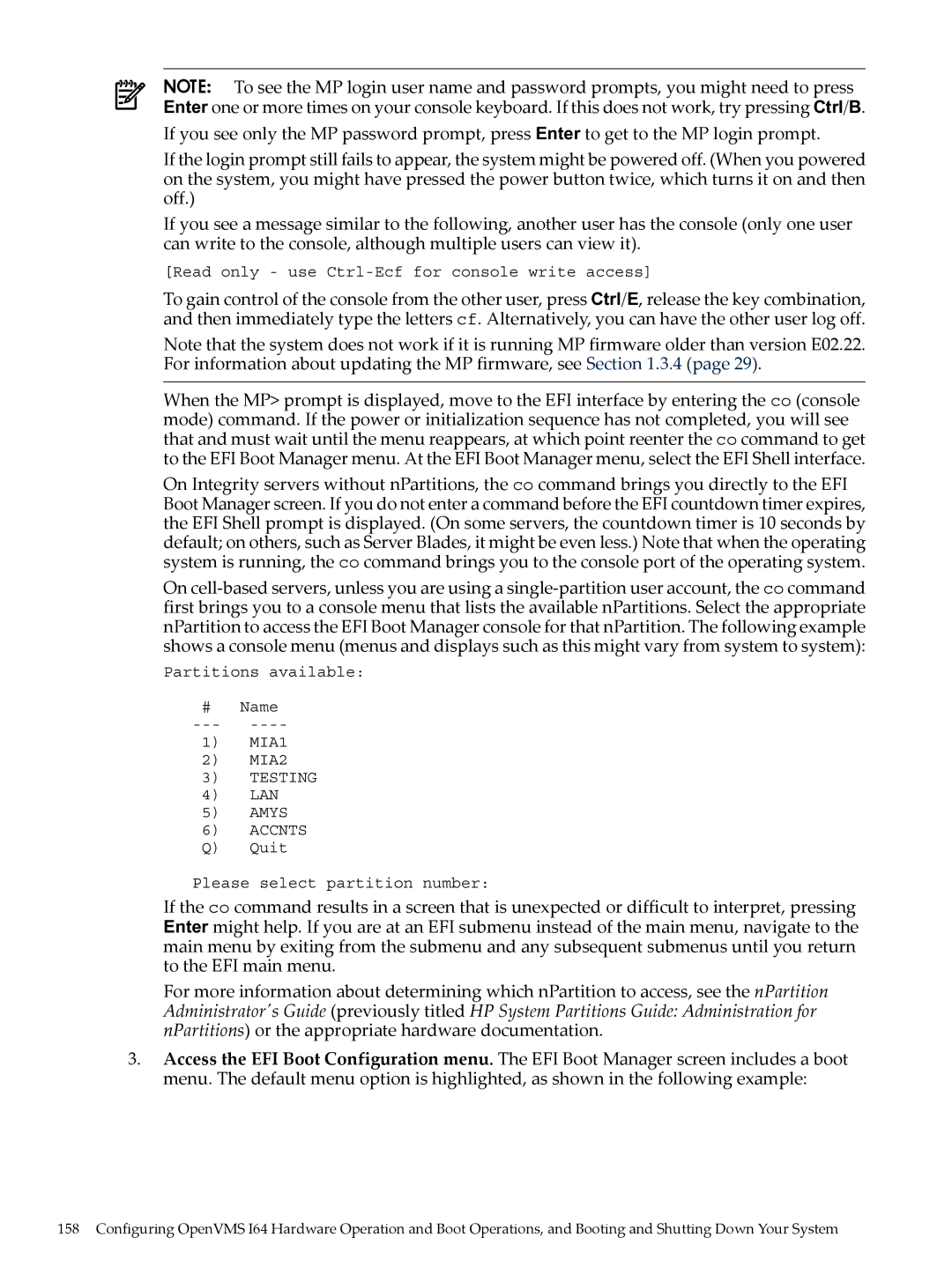 HP OpenVMS 8.x manual Testing 