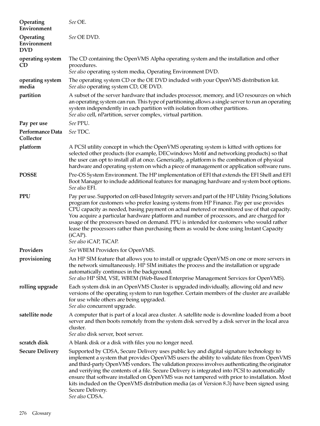 HP OpenVMS 8.x manual Dvd 