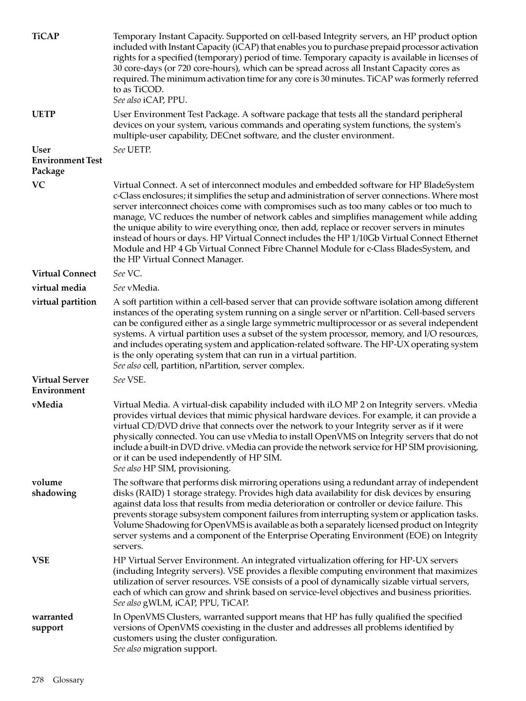 HP OpenVMS 8.x manual Uetp 