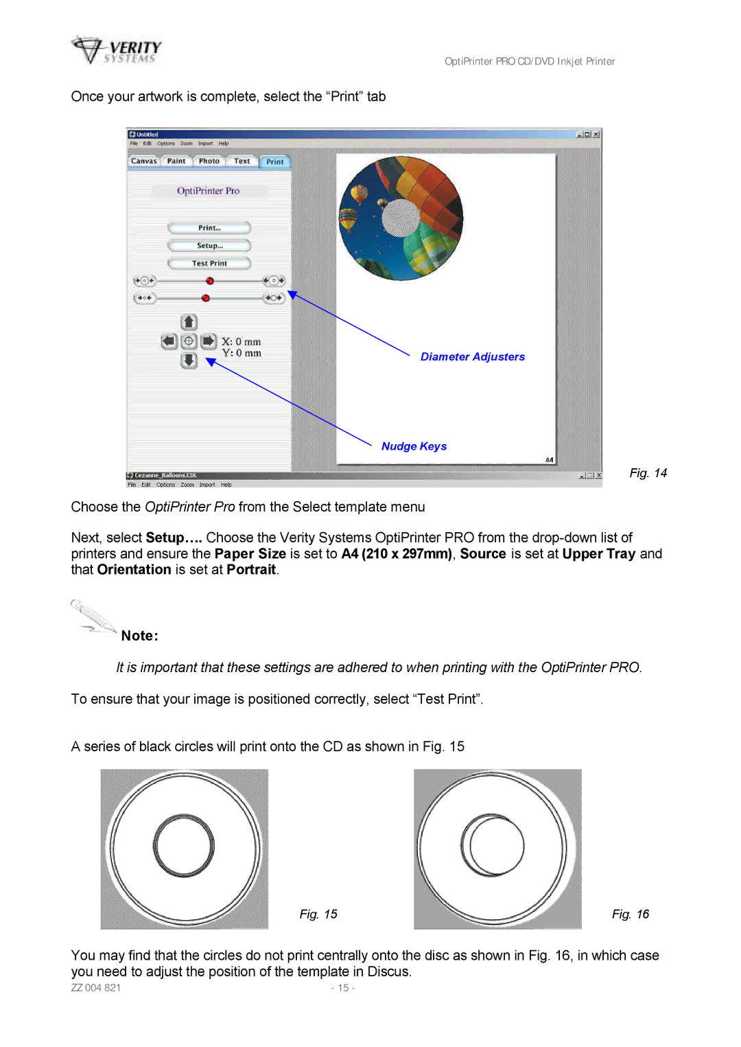 HP Opti PRO Opti PRO CD/DVD manual Once your artwork is complete, select the Print tab 